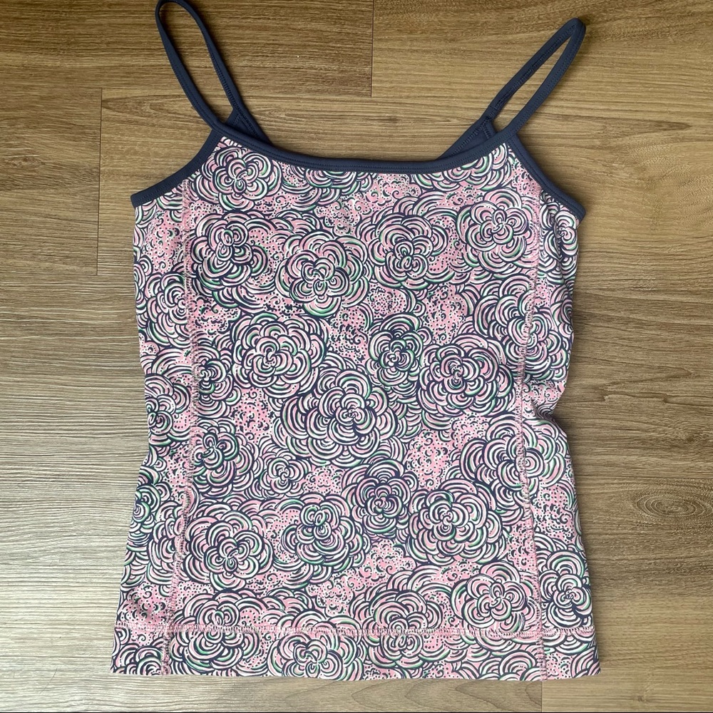 Lilly Pulitzer Tank Tops | Lilly Pulitzer Yoga Workout Bra Tank Top | Small